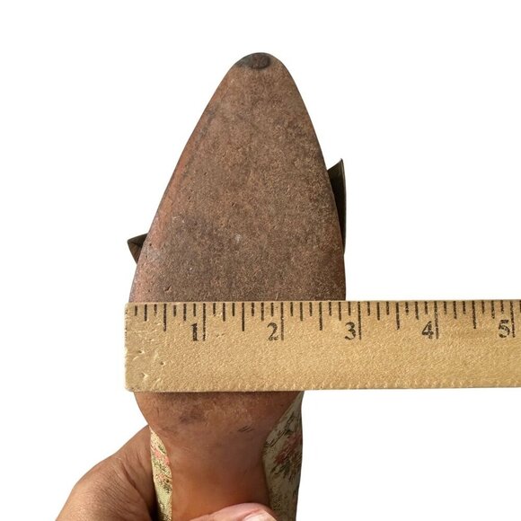 Vintage 1950s‎ Frittori Italy Floral Brocade Heels, Hand made - Picture 13 of 16